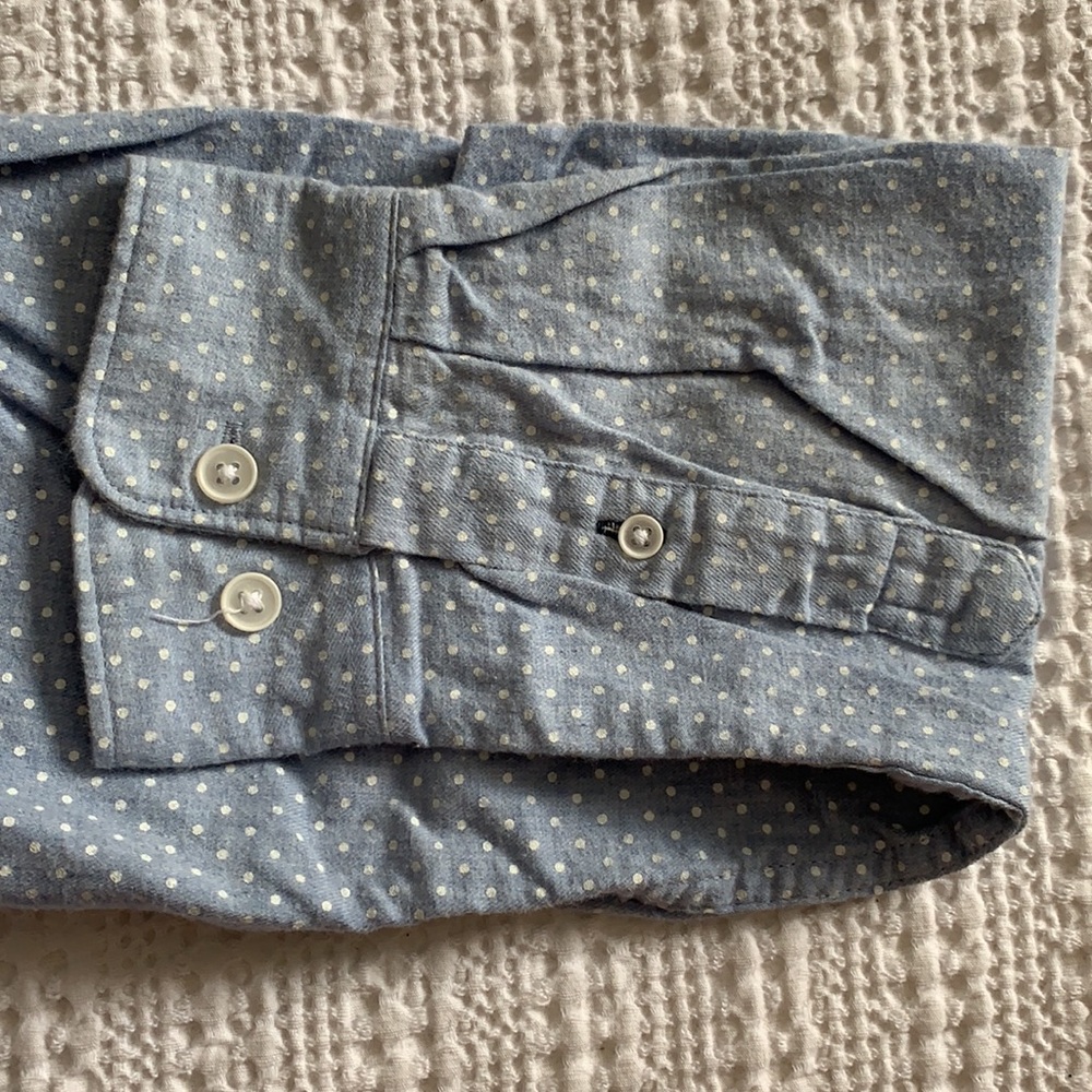 Baby Blue Spotted Button-Up - Picture 8 of 8